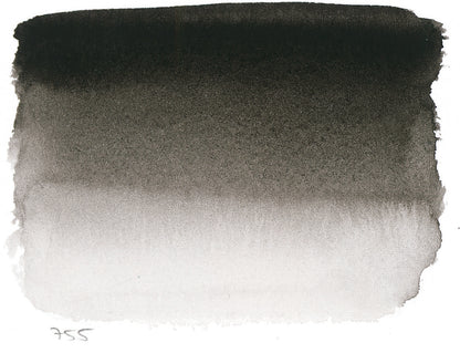 Sennelier Artist Watercolour Full Pan – Ivory Black 755