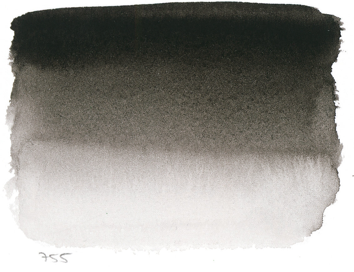 Sennelier Artist Watercolour 10ml Tube – Ivory Black 755
