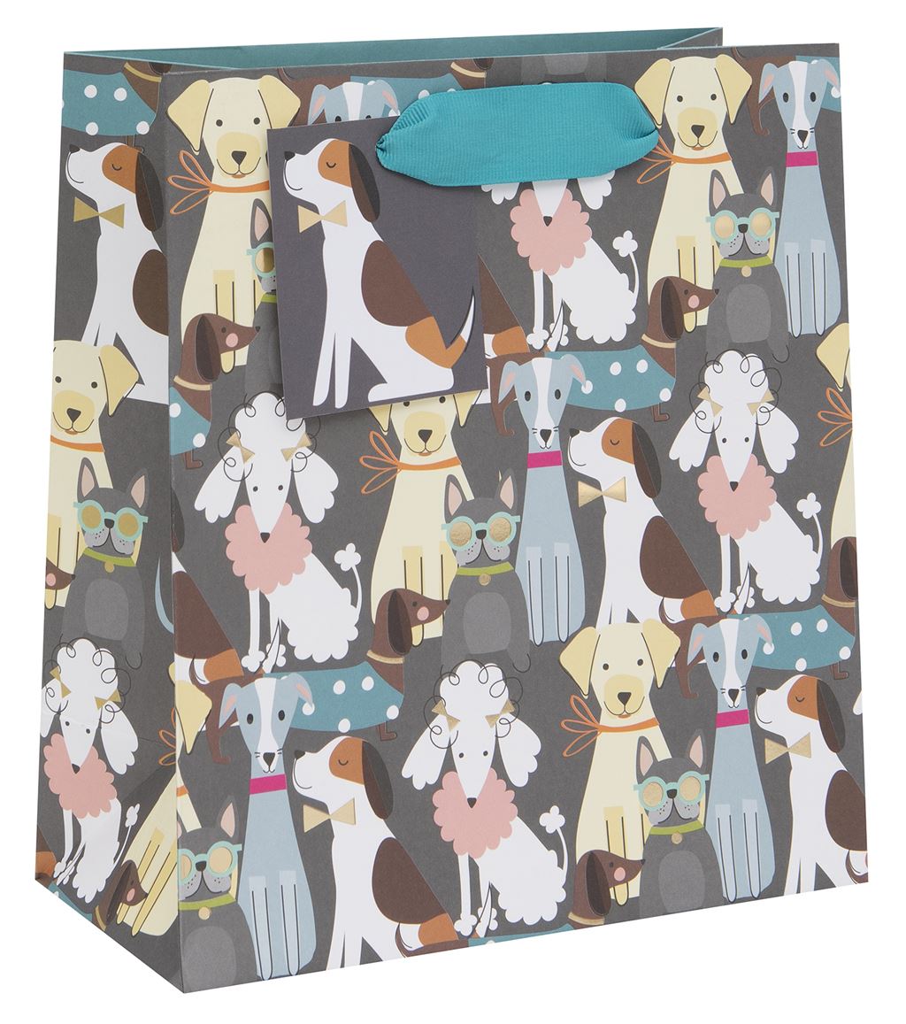Dogs Medium Gift Bag