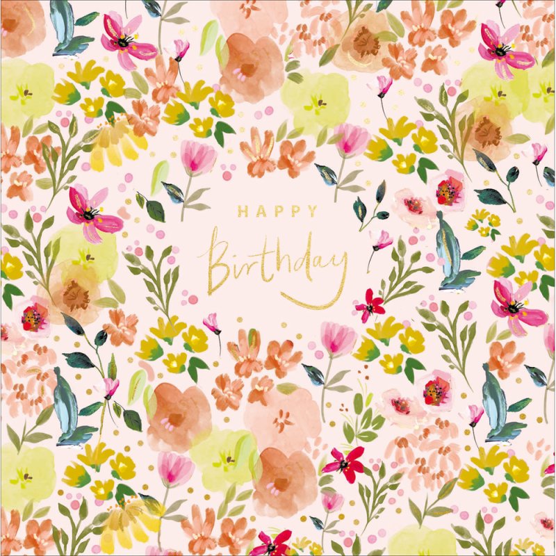 Stephanie Dyment Sweet Blossoms Birthday Card