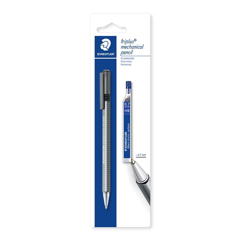 Staedtler Triplus Micro Mechanical Pencil 774 0.7mm – Blister Card with Lead Tube