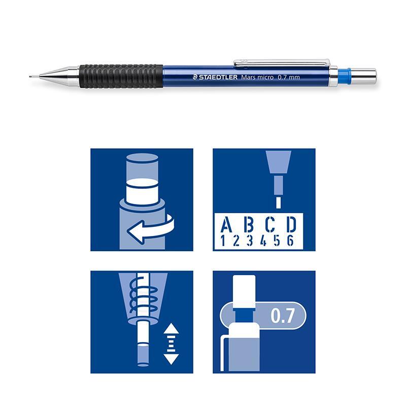 Staedtler Mars Micro Mechanical Pencil 775 – 0.7mm – image 3
