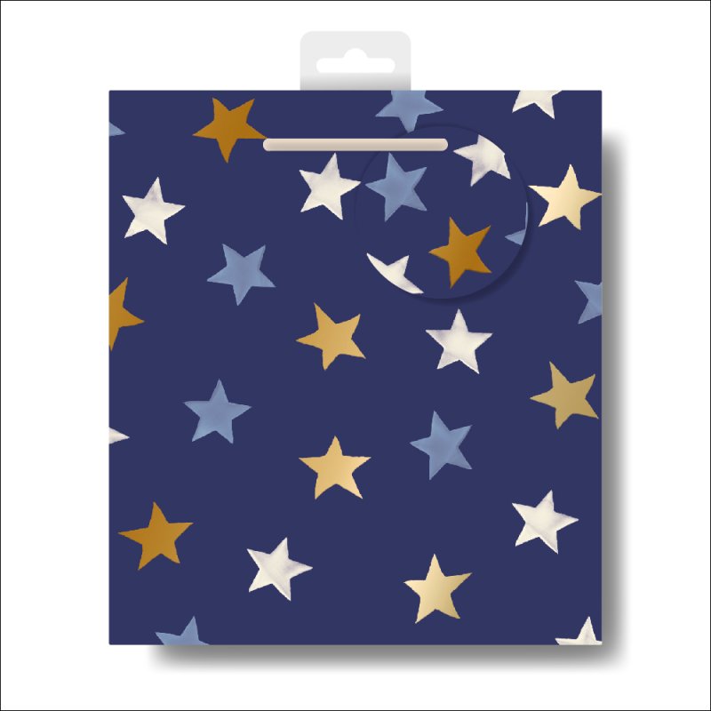Emma Bridgewater Blue Stars Medium Gift Bag
