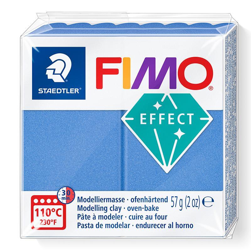 FIMO effect 57g metallic blue polymer clay