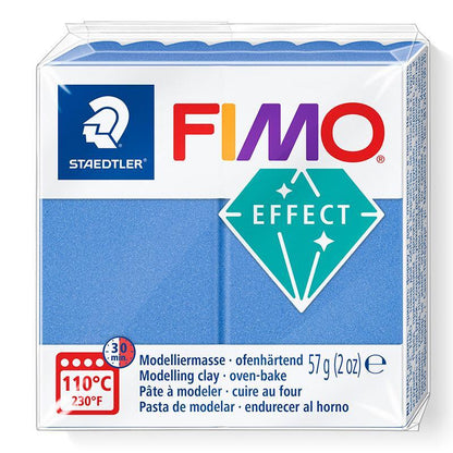 FIMO effect 57g metallic blue polymer clay
