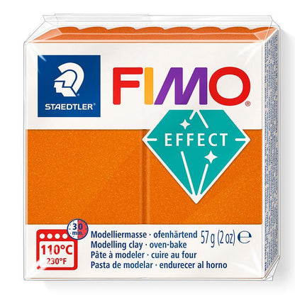 FIMO Effect Polymer Clay 57g – Metallic Orange (8010-41)