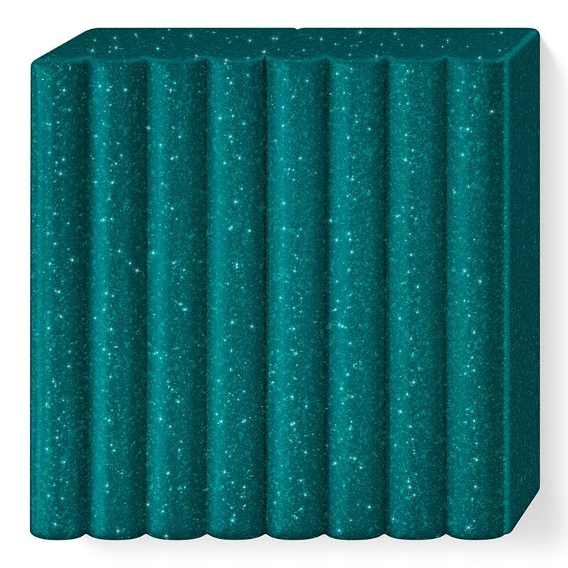 FIMO effect 57g galaxy green polymer clay, block