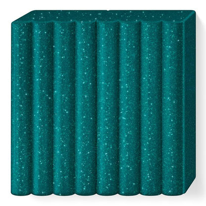 FIMO effect 57g galaxy green polymer clay, block
