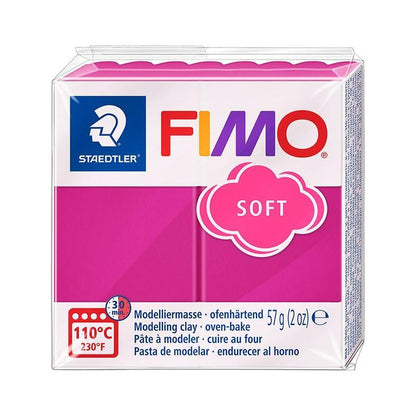 FIMO Soft Polymer Clay 57g – Raspberry (8020-22)