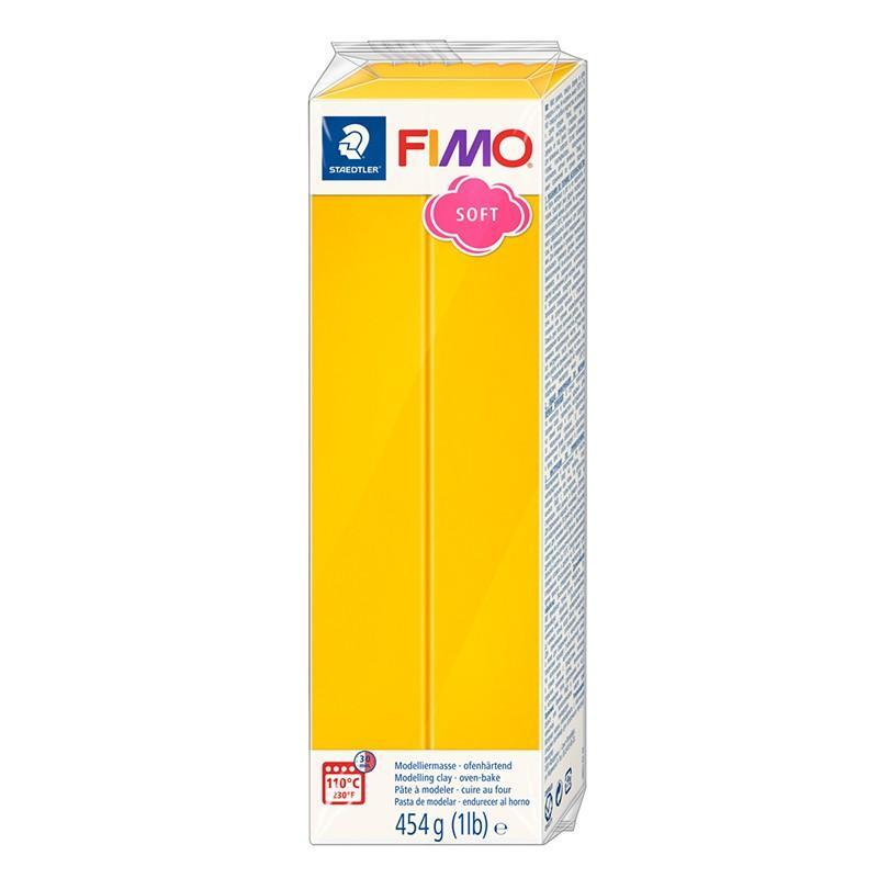 FIMO Soft Polymer Clay 454g Block – Sunflower (8021-16)