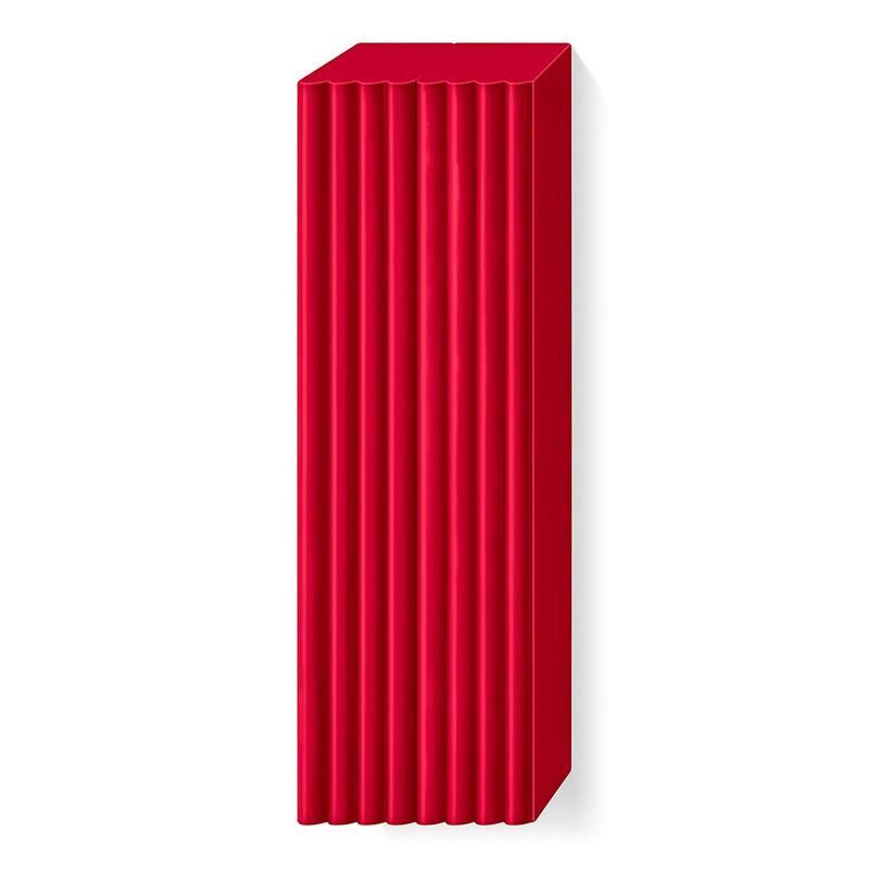 FIMO Soft Polymer Clay 454g Block – Cherry Red (8021-26) – image 2