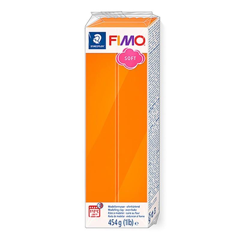 FIMO Soft Polymer Clay 454g Block – Tangerine (8021-42)