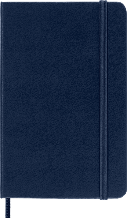 Moleskine Classic Notebook – Pocket, Plain, Hard Cover, Sapphire Blue