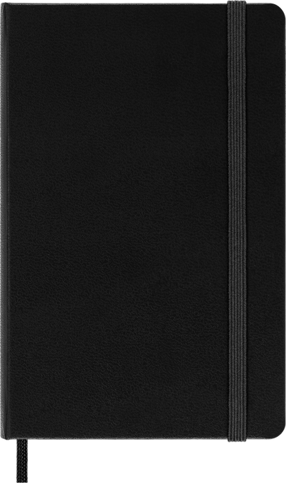 Moleskine Classic Notebook – Pocket, Plain, Hard Cover, Black