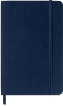 Moleskine Classic Notebook – Pocket, Plain, Soft Cover, Sapphire Blue