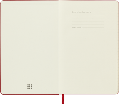 Moleskine 2027 Daily Diary – 12 Months, Pocket, Hard Cover, Scarlet Red
