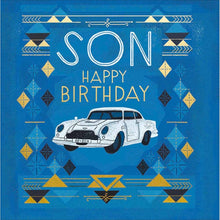 True Classic Vintage Sports Car Son Birthday Card