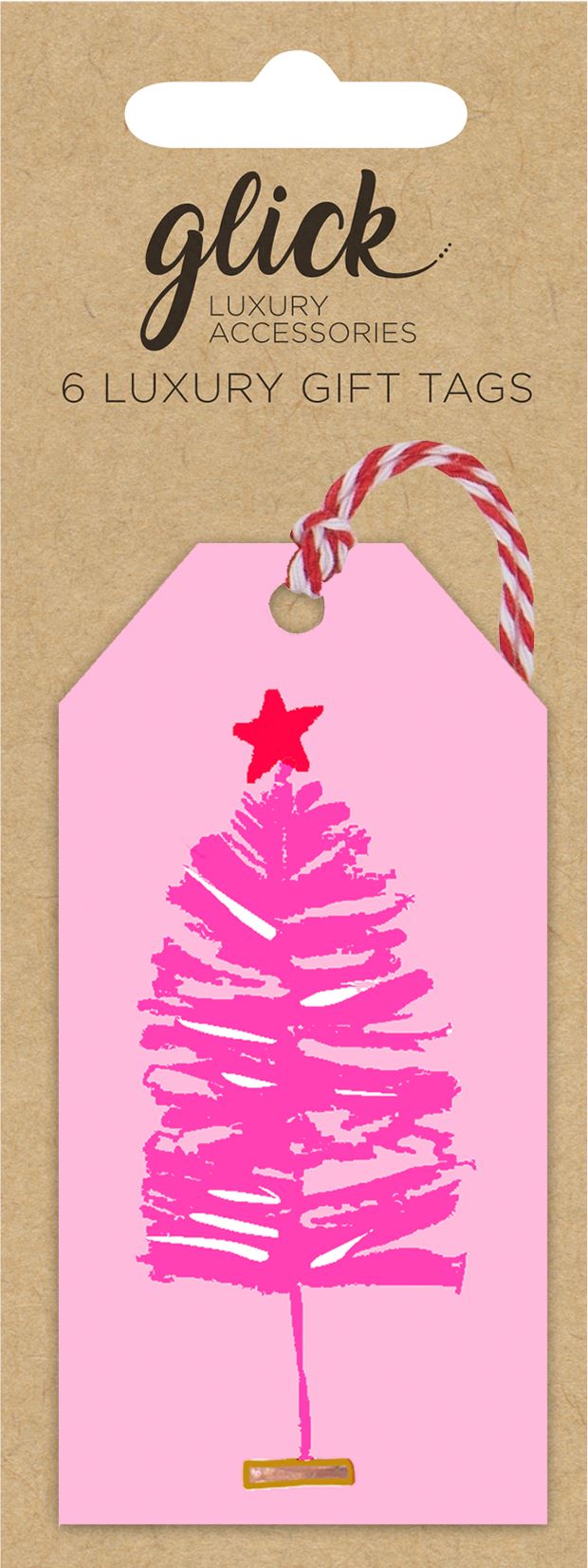 Tree Pink Gift Tags (Pack of 6) by Paper Salad