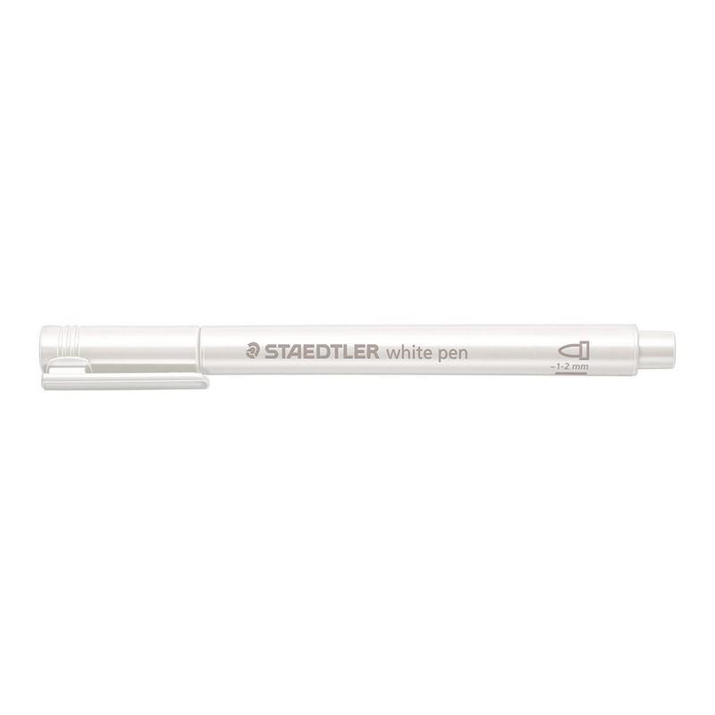 Staedtler metallic pen white tip