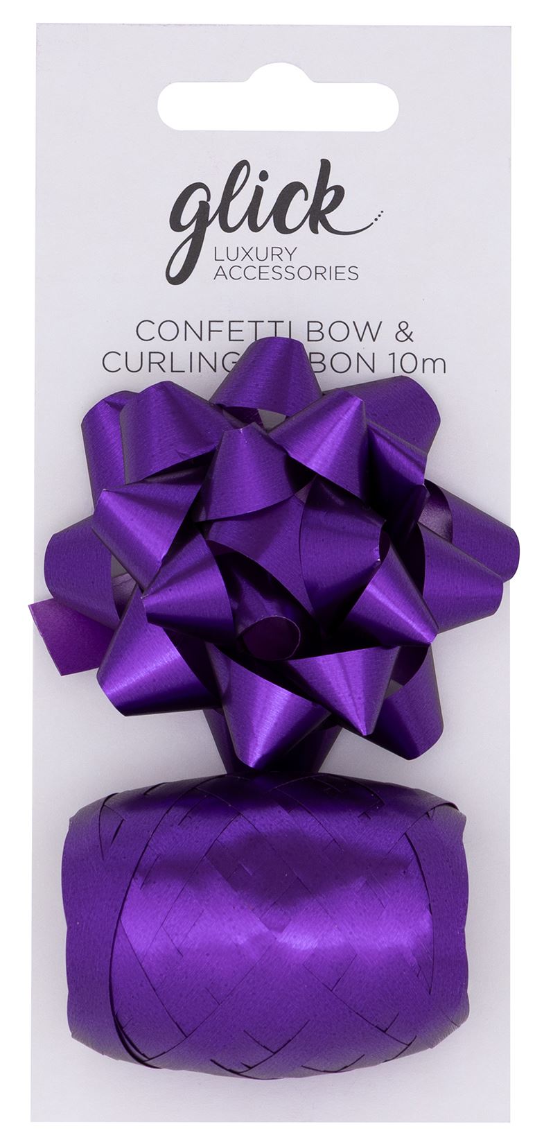Purple Bow & Curling Ribbon Set