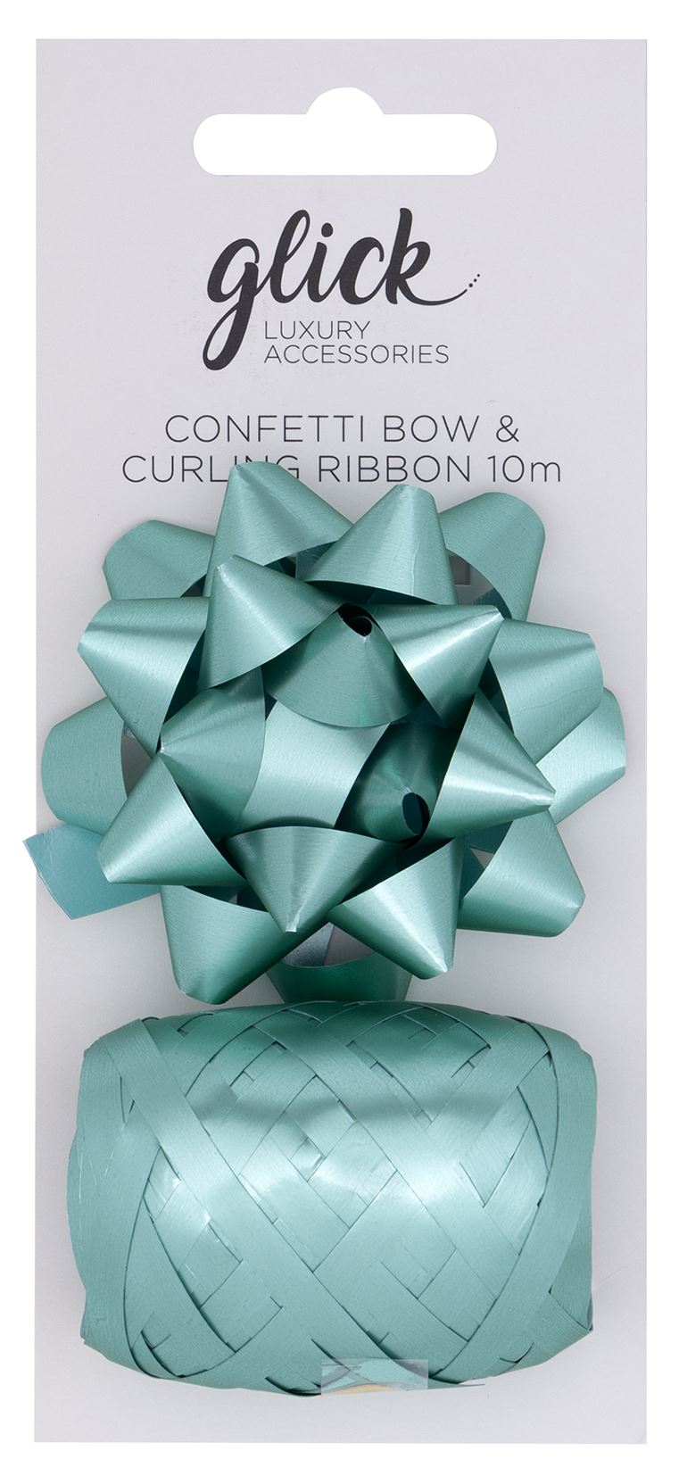 Aqua Bow & Curling Ribbon Set