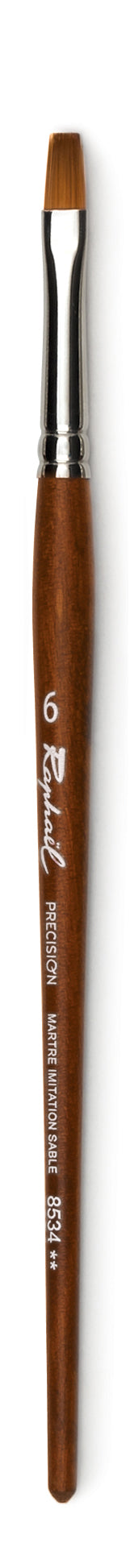 Raphaël Precision Synthetic Flat Brush, Series 8534 – Size 2