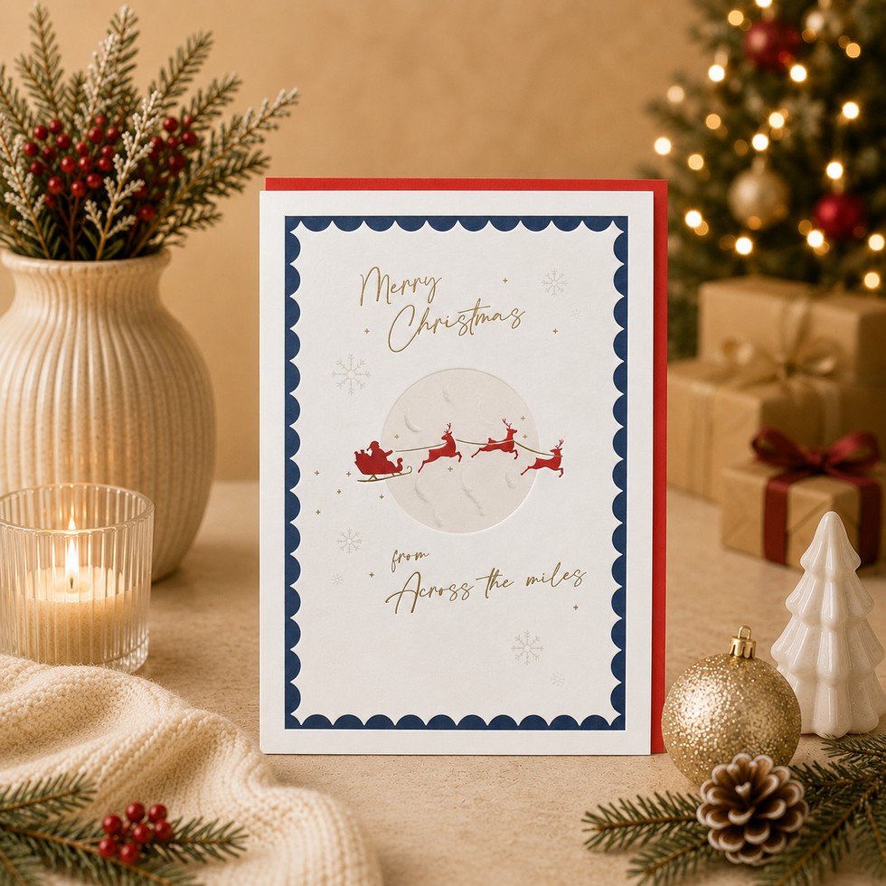 Copacetic Christmas Across the Miles Christmas Card by Heyyy