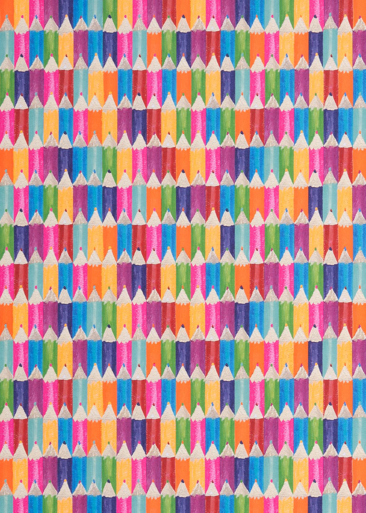 Pencils Wrapping Paper Sheet by Paper Salad
