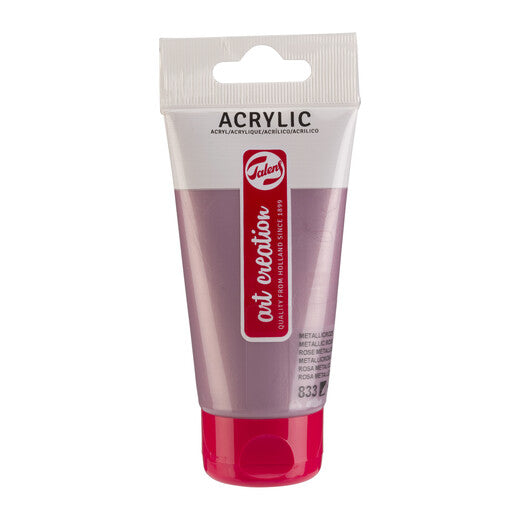 Talens Art Creation acrylic colour Metallic Rose 833