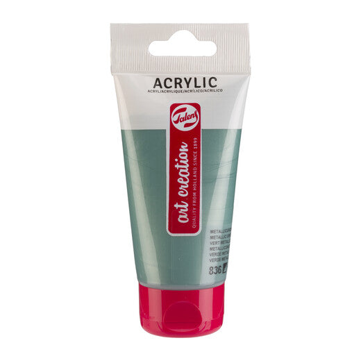 Talens Art Creation acrylic colour Metallic Green 836