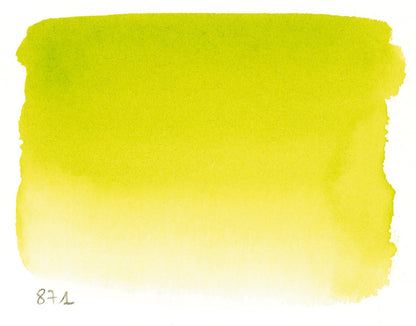 Sennelier Artist Watercolour Half Pan – Bright Yellow Green 871