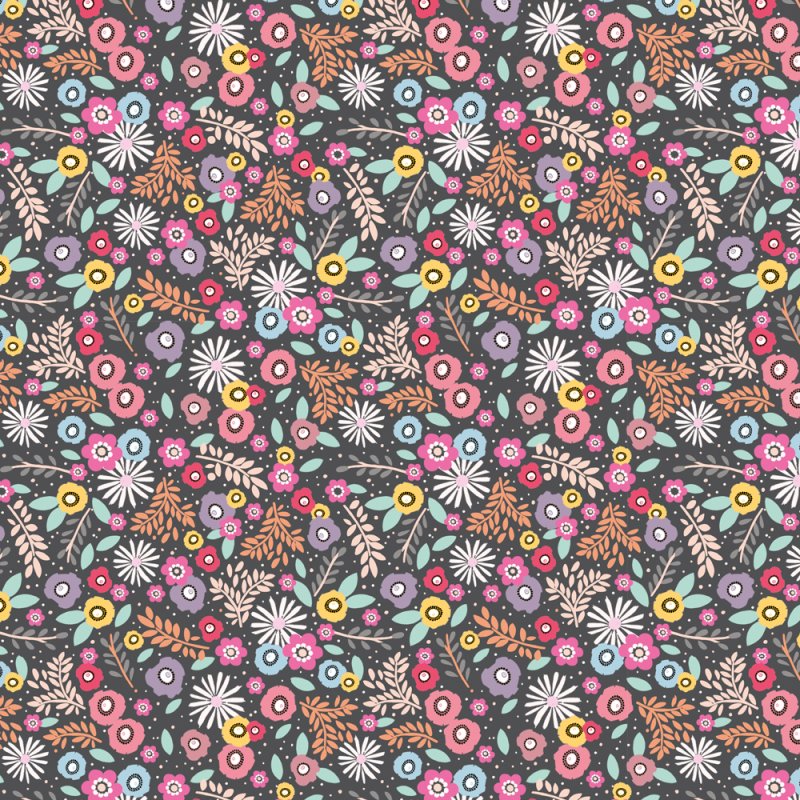 Peach and Prosecco Ditsy Floral Gift Wrap – 3m Roll