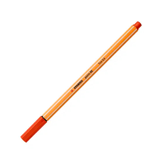 STABILO point 88 Fineliner 0.4 mm – Red (40)