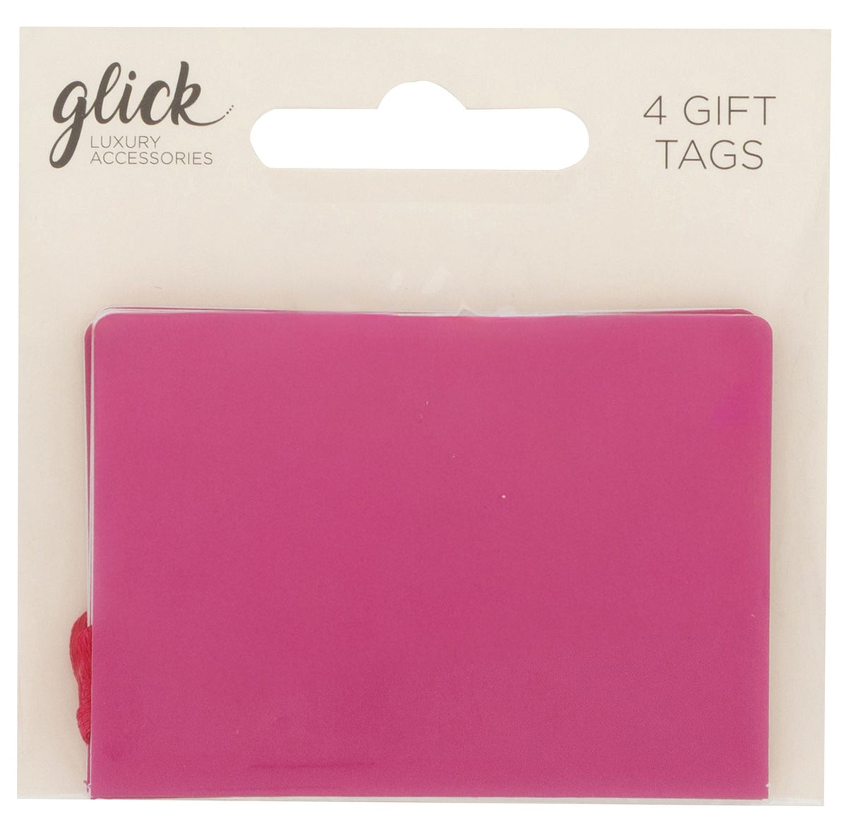 Hot Pink Gift Tags (Pack of 4)