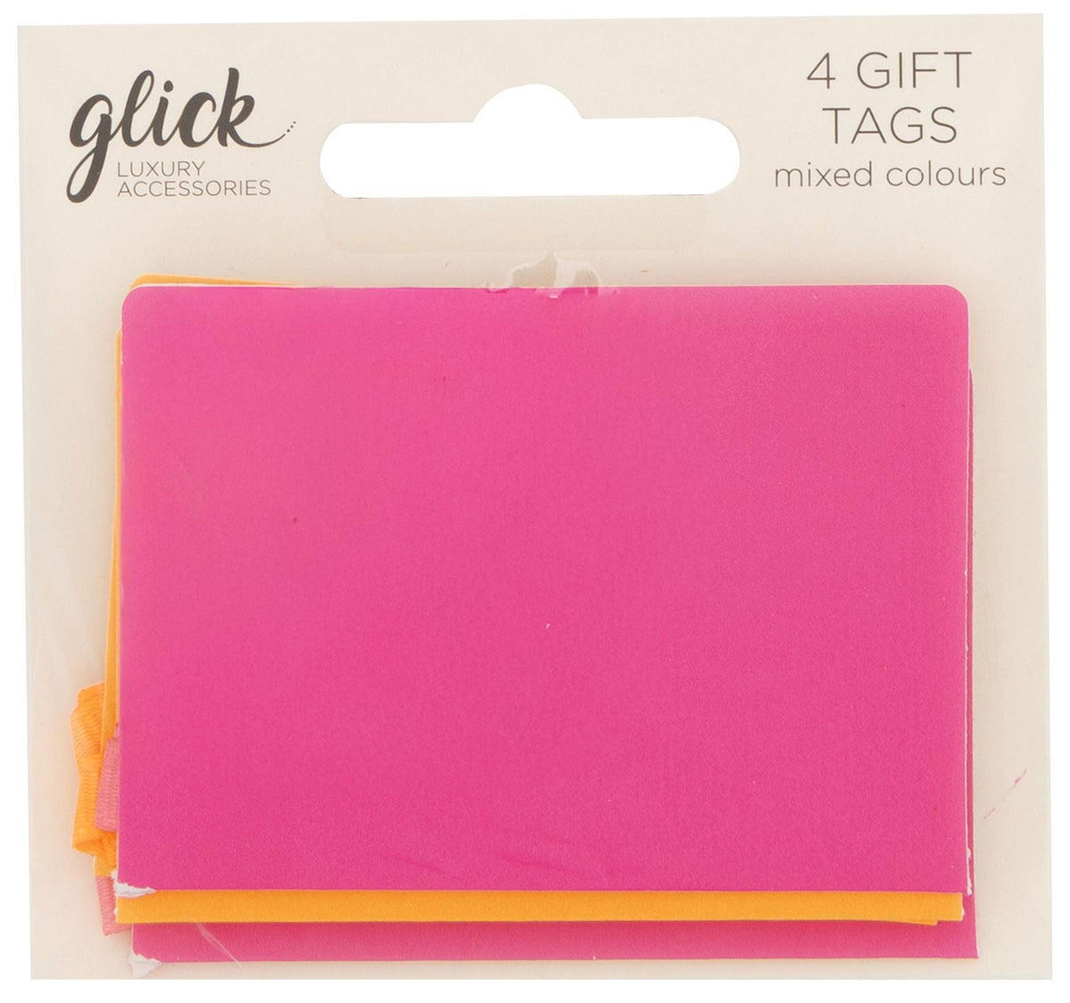 Neon Mix Gift Tags (Pack of 4)