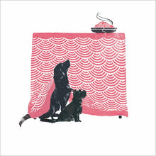 Everleigh Double Trouble Dogs Blank Greetings Card