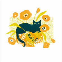 Everleigh Sitting Comfortably Cat Blank Greetings Card