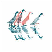 Everleigh Out with the Girls Runner Ducks Blank Greetings Card