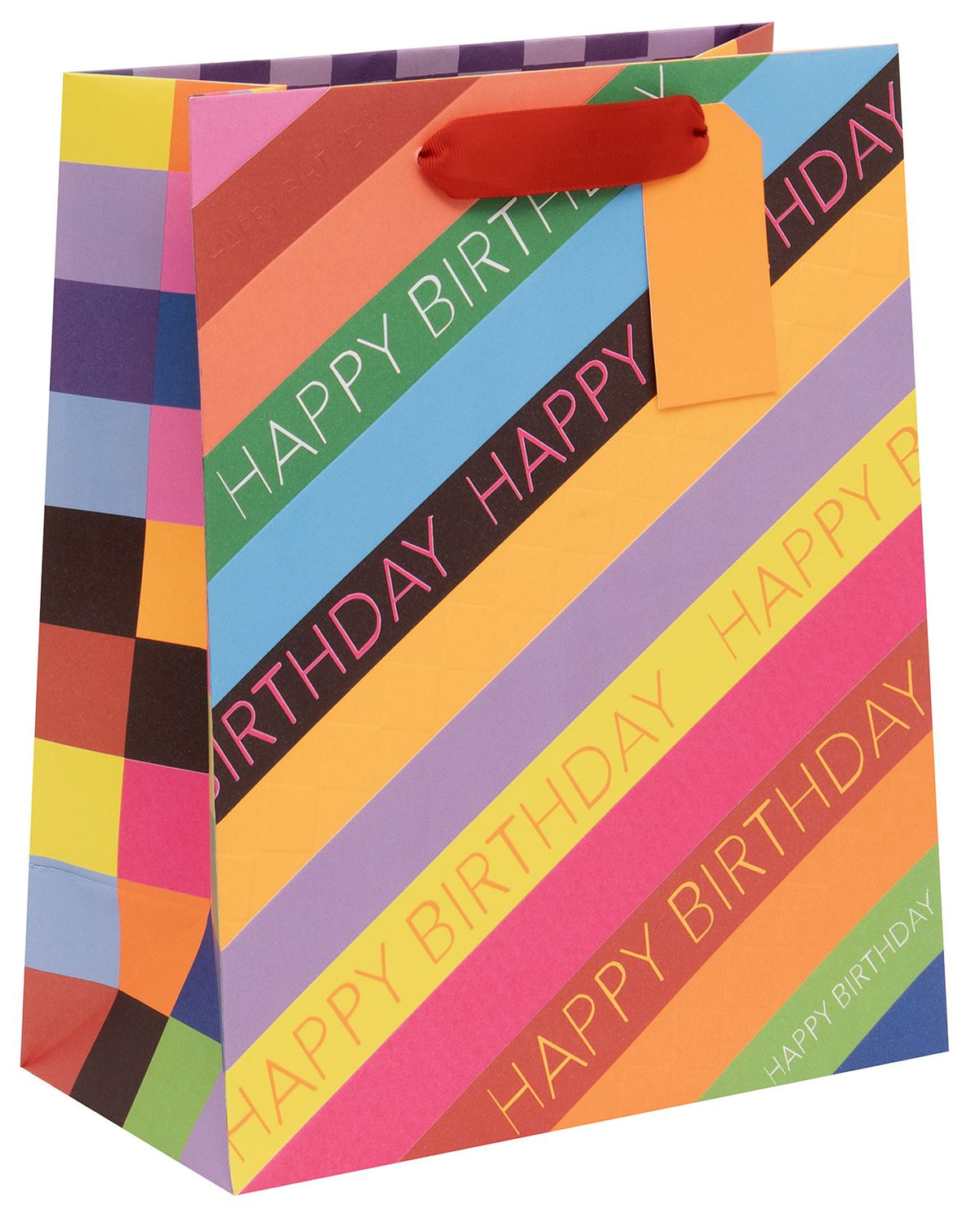 Happy Birthday Slide Large Gift Bag by Paper Salad