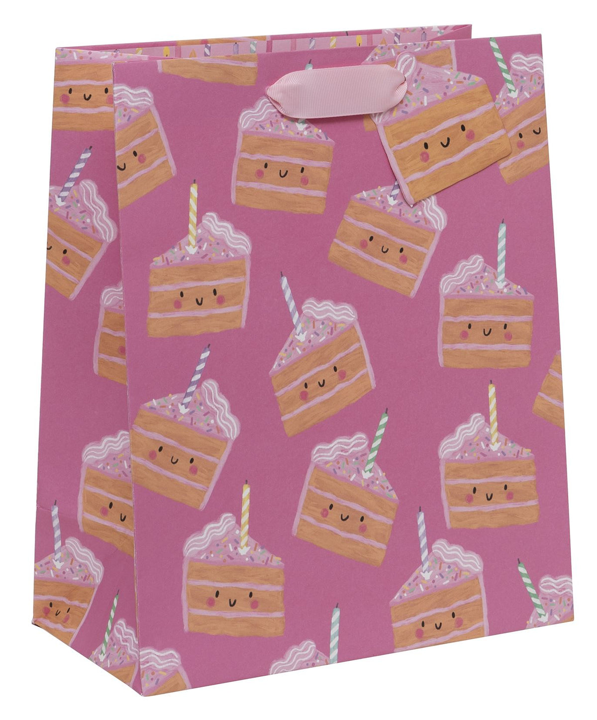 Cakey Pink Large Gift Bag by Kate McFarlane