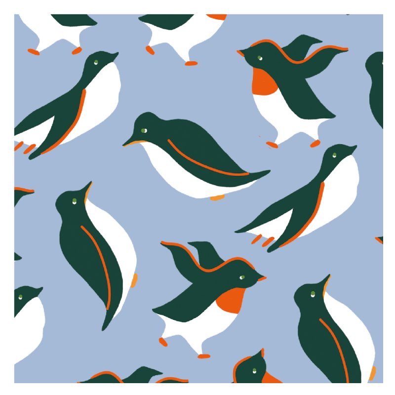 Blizzard Penguins Christmas Gift Wrap – 4m Roll