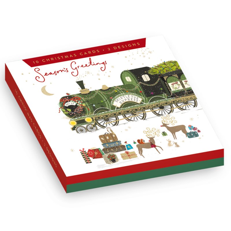 Christmas Journey Steam Train Christmas Card Wallet