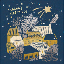 Golden Rooftops Season's Greetings Christmas Card