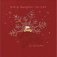 Wish Upon a Star Driving Home Christmas Card for Son and Daughter-in-Law