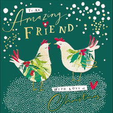 The Proper Mail Company Amazing Friend Festive Hens Christmas Card