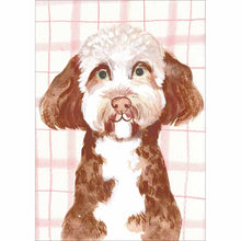 Peggy & Kate Lagotto Romagnolo Dog Blank Greetings Card