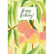 Peggy & Kate Peaches Birthday Card