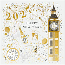 The Proper Mail Company Welcome 2027 Big Ben New Year Card