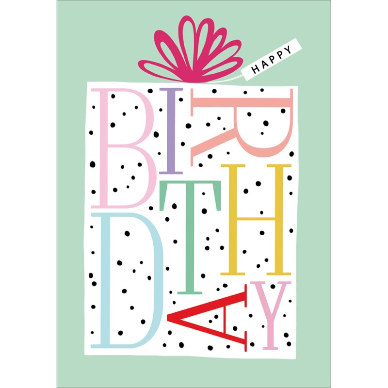 Viva Lexi Birthday Gift Lettering Birthday Card