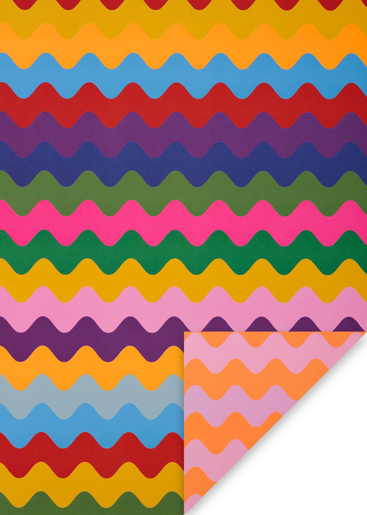 Mega Ric Rac Wrapping Paper Sheet by Paper Salad